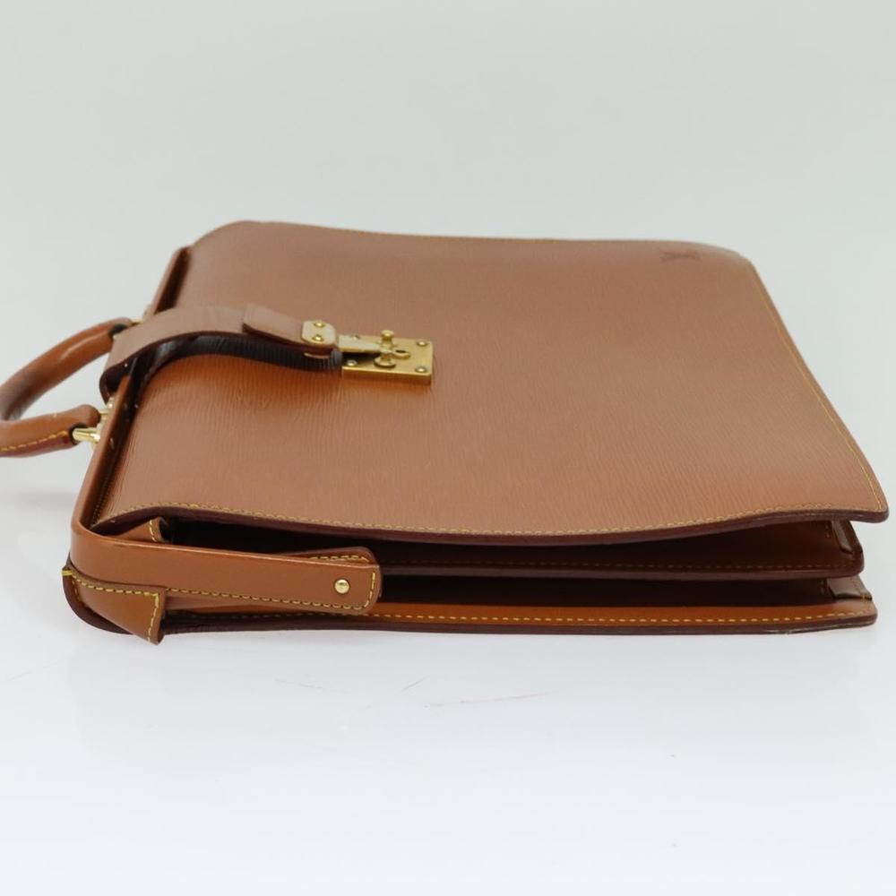 LOUIS VUITTON Epi Serviette Fermoir Business Bag Zipangu Gold M54358 Auth 116738 - Picture 3 of 16